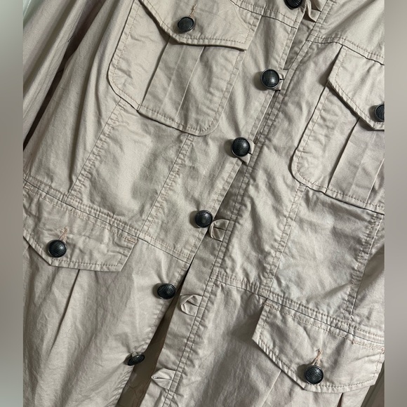 Women's Beige Button-Up Jacket - Picture 2 of 4